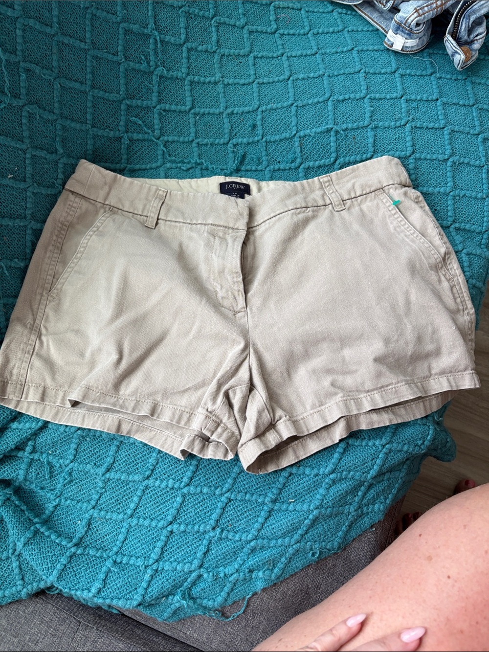 J. Crew Women's Beige Chino Bermuda Shorts